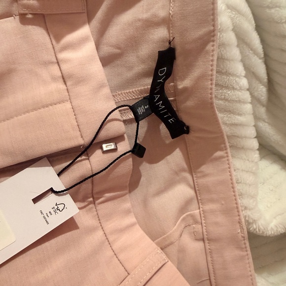 Dynamite Soft Pink Pleated Trousers - Picture 3 of 5